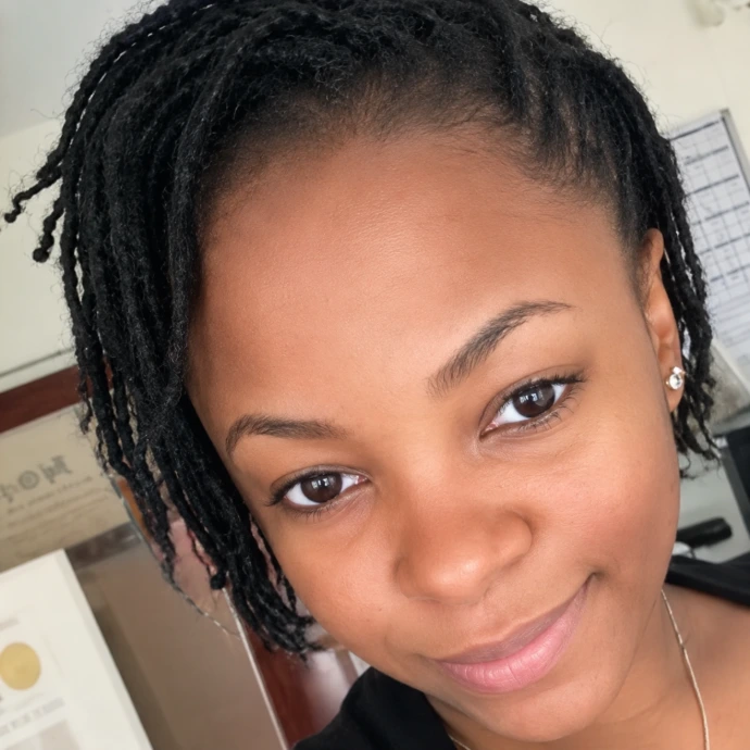 Client result 1 after using KlutchJa Organics products